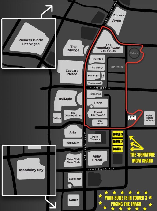No Resort Fees-Mgm Stripview-Jacuzzi-Formula 1 Track View 라스베이거스 외부 사진